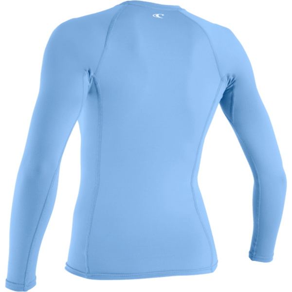 2026 O'Neill Womens Basic Skins Long Sleeve Rash Vest 5718 - Azurine
